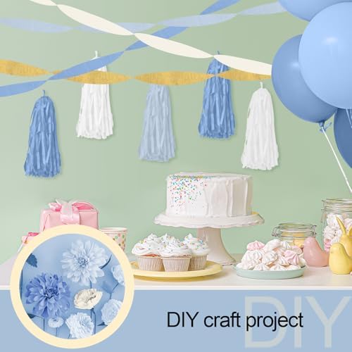 Kisston 10 Rolls Crepe Paper Streamers Decorations