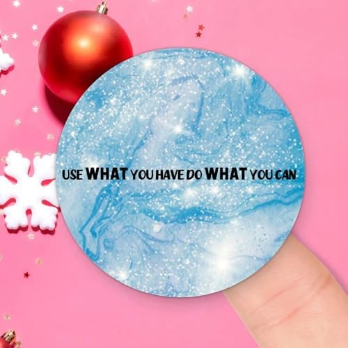 3in Round Label Stickers 100pcs Quotes Seals for Envelopes and Jars