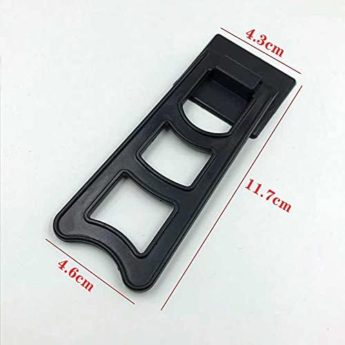 10 Pcs Plastic Picture Frame Easel Back Stand Black