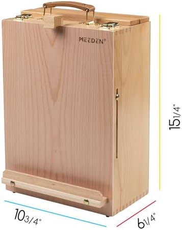 MEEDEN Large Tabletop Easel Sketchbox for Artists