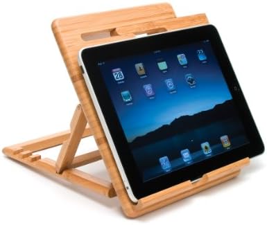 Lipper International Bamboo Wood Expandable Tablet Stand