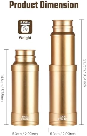 ESSLNB Pirate Monocular Telescope 10x50