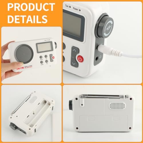 Portable Shower Speaker With HD LCD Display and 20 Preset Stations