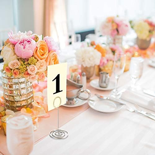 TecUnite 24-Pack 335 Inch Table Number Holder
