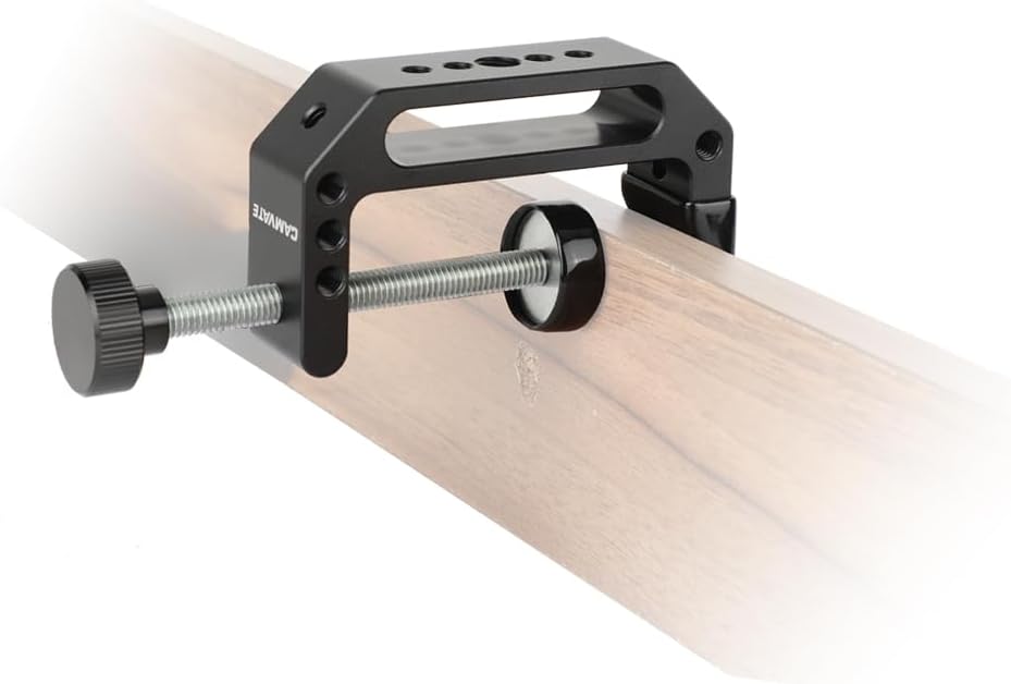 CAMVATE C Clamp with Threaded Holes for Photography