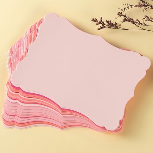 50 Pack Blank Kraft Cards 5x7in for DIY Invitations and Greeting Cards