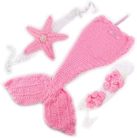VALICLUD Mermaid Costume for Baby Photography One Size