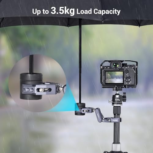 SmallRig Double Clamp Mount for Chair Pole Tripod and More