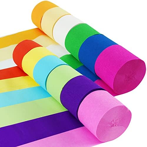 Tuzier Crepe Paper Streamers 12 Rolls 984ft