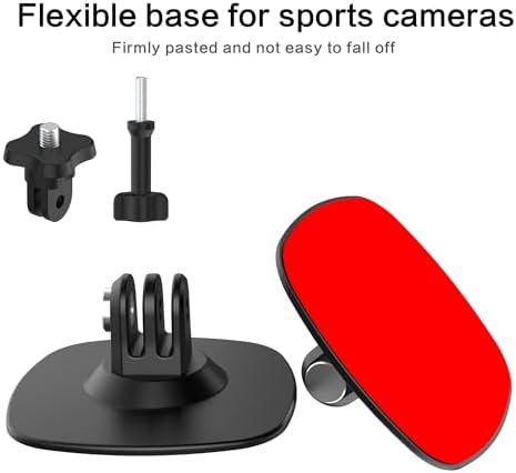Flexible Adhesive Helmet Mount for Insta360 and GoPro Cameras 3 PCS
