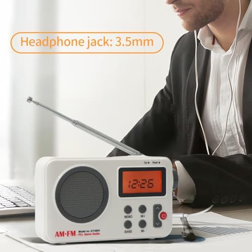 Portable Shower Speaker With HD LCD Display and 20 Preset Stations