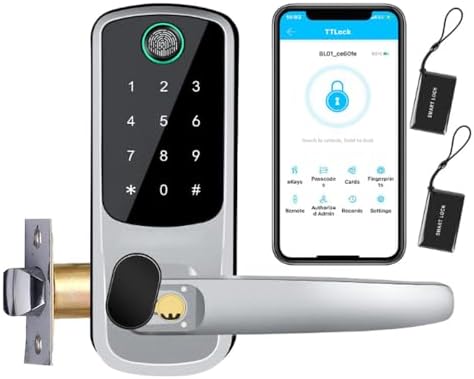 Xenocam 8-in-1 Keyless Entry Door Lock with Fingerprint Keypad