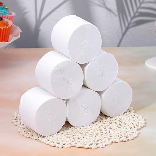 Cobee Crepe Paper Streamers 6 Rolls White