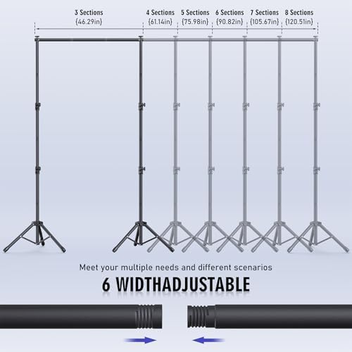 Adjustable Backdrop Stand Kit for Studio Photography and Parties