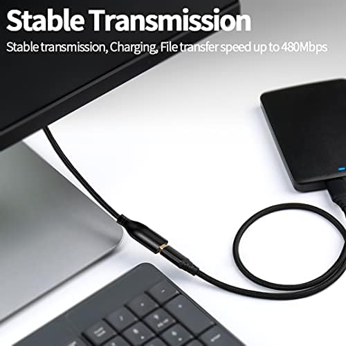 Fasgear USB 20 10ft Extension Cable for Charging and Syncing