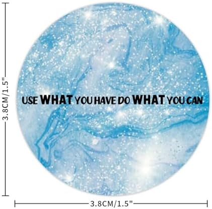 3in Round Label Stickers 100pcs Quotes Seals for Envelopes and Jars