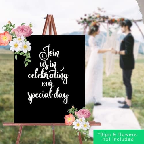 Large Wedding Easel for Welcome Sign Display