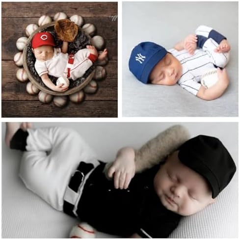 Newborn Baseball Outfit Hat Pants Set for Baby Boy Girl