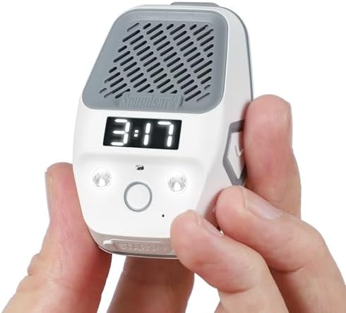 Wearable Bluetooth Speaker with LED Lighting and Clock Display
