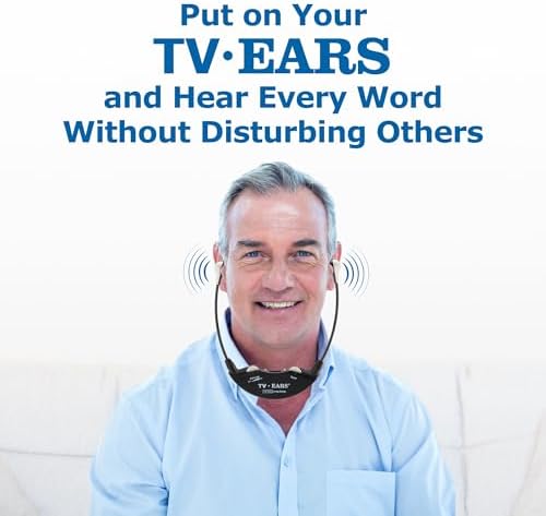 TV Ears Long Range Digital Wireless Headset System 1 Pair