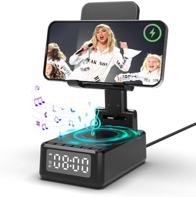 6-in-1 Bluetooth Speaker Phone Stand Holder