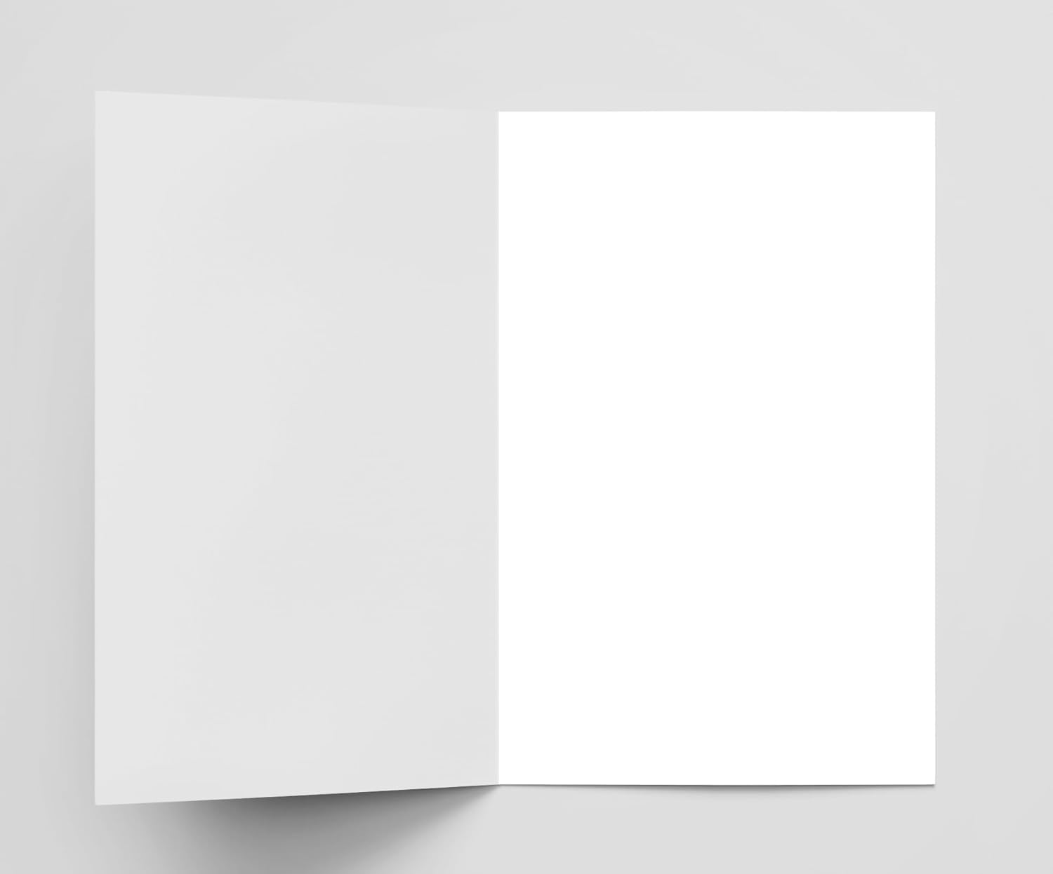 4x6 Plain White Folding Tent Cards Set of 50