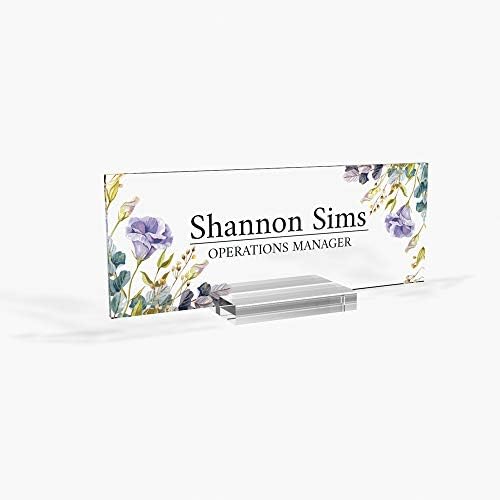 Desk Name Plate - Custom Aesthetic for Home Office and Business Professionals