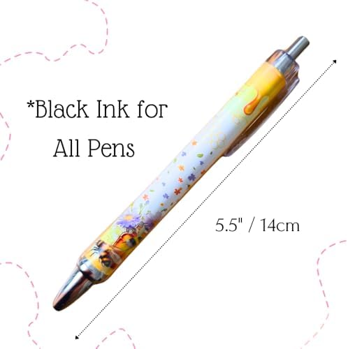 8PCS Bee Themed Ballpoint Pens Set