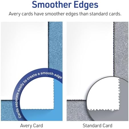 Avery 150 Blank Tent Cards with Sure Feed Technology