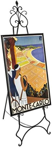 Displays2go Floor Easel with Dual Hooks 65 Inch
