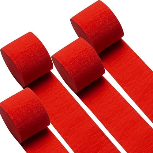 Captain Decor 4 Red Streamers 382 FT Pack