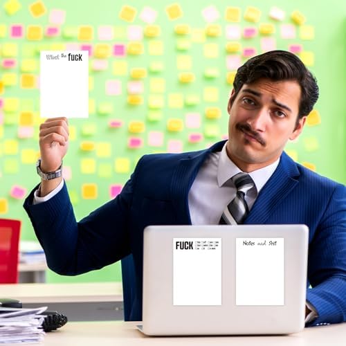 10 Pcs Funny Sticky Notes for Adults 4x6 Inches