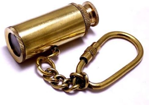 NauticalMart Brass Telescope Key Chain 3