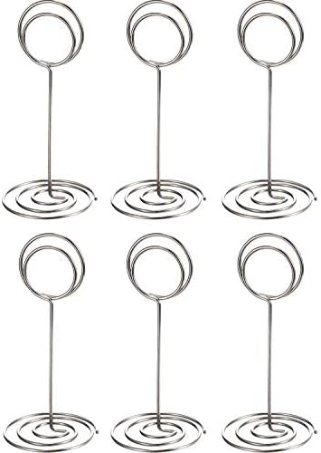 TecUnite 24-Pack 335 Inch Table Number Holder
