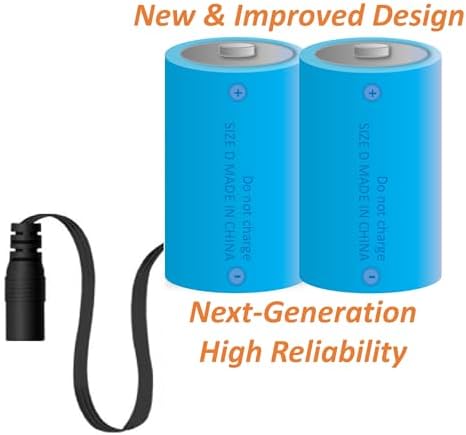 2 x D Next-Generation Heavy Duty Battery Replacement Kit