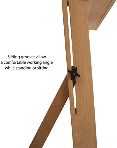 Creative Mark Carolina Wooden H-Frame Artist Studio Floor Easel