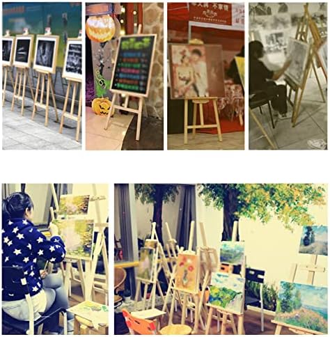 MIQXUAN 150cm A-Frame Wooden Easel Stand