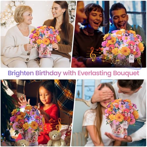 Pop Up Birthday Card with Music and Lights