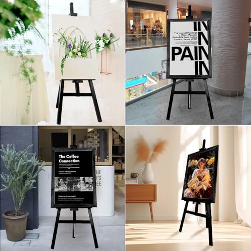 Vaste Large Adjustable Wooden Easel for Painting