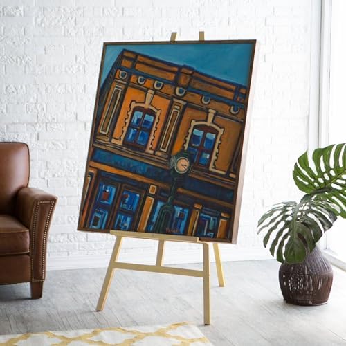 Wood Museum Easel for Artists and Galleries