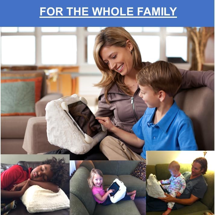 Safety Lounger Cozy iPad Pillow Stand for Kids and Family