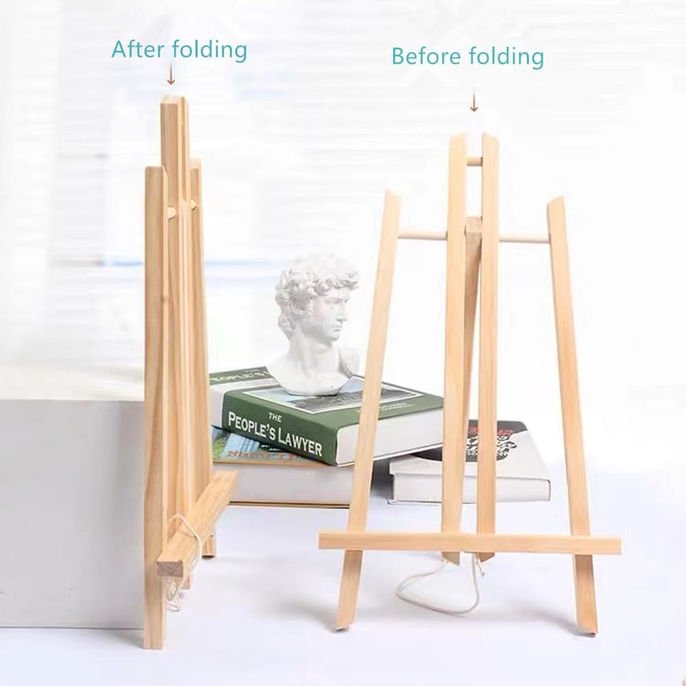 3pcs 118 Inch Wood Easels for Kids and Painting