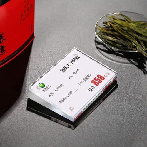 Acrylic Label Holder for Store Signs and Displays