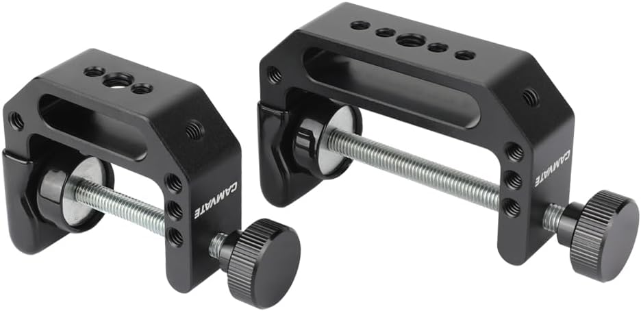 CAMVATE C Clamp with Threaded Holes for Photography
