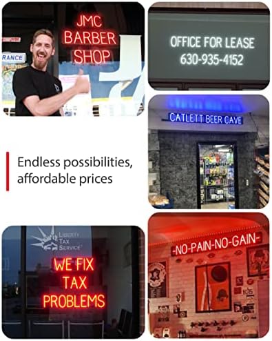 SpellBrite Photo Booth Sign for Businesses with Neon Look