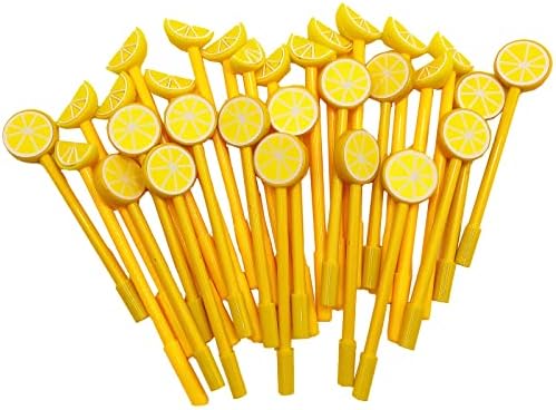 30 Pcs Cute Lemon Gel Ink Pens for Kids