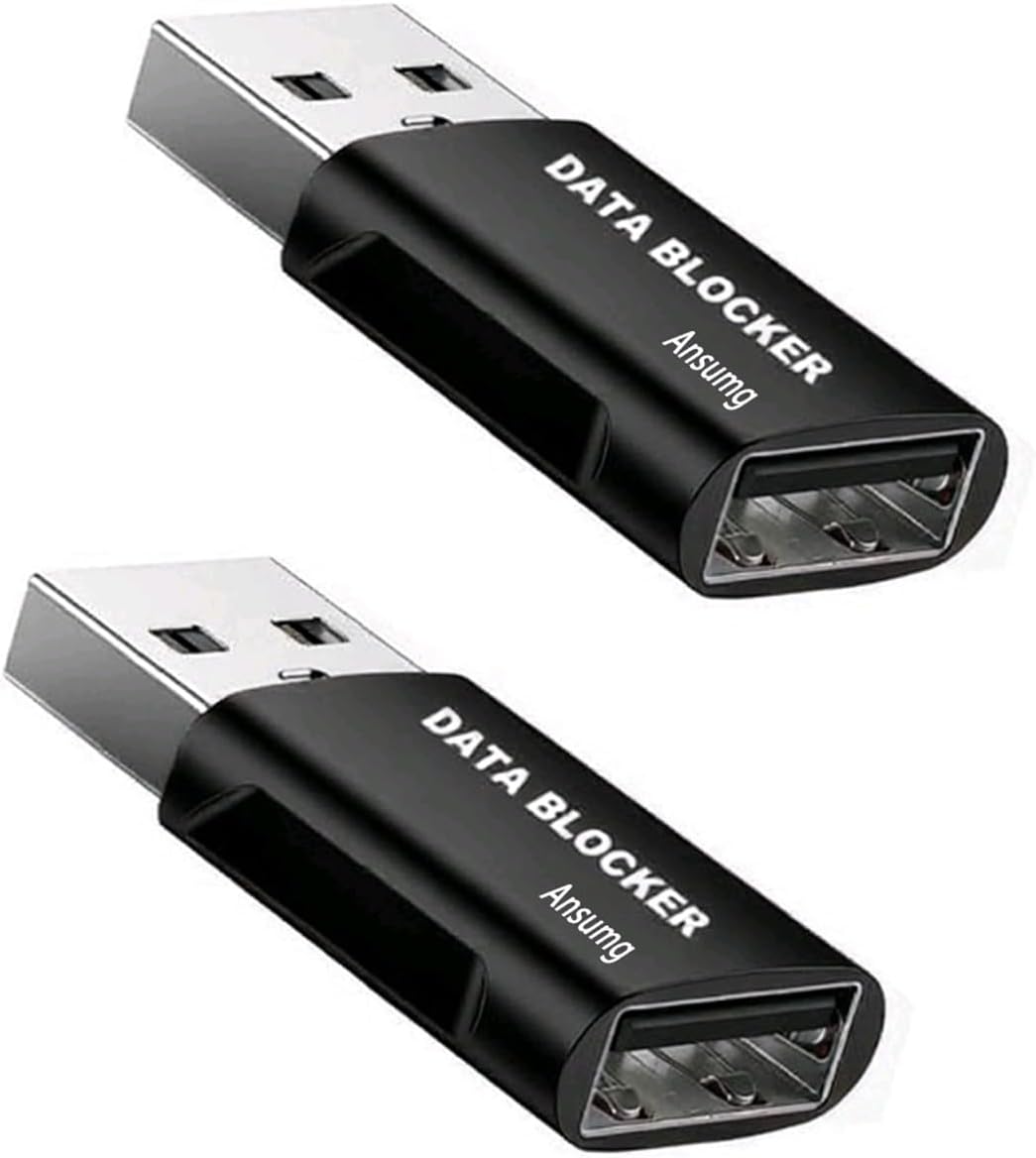 USB Data Blocker - Hack Proof Safe Charging No Data Transfer