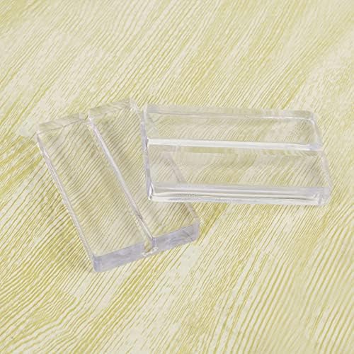 20PCS Clear Acrylic Sign Holders 3 Table Number Stands