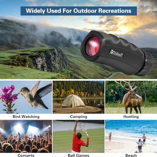 10x25 Monocular Telescope - Compact for Travel Bird Watching Hunting
