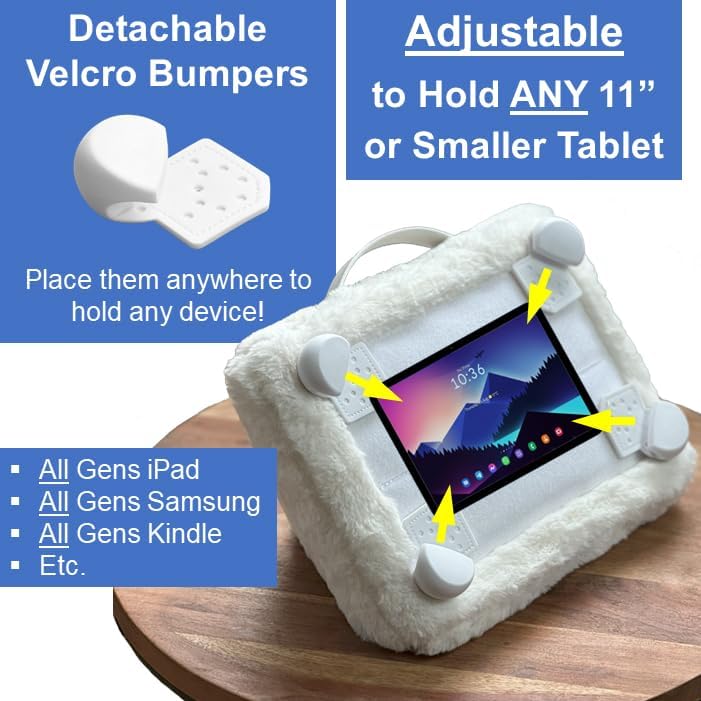Safety Lounger Cozy iPad Pillow Stand for Kids and Family